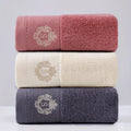 Axyaa Embroidered Cotton Towel Set for Home Households