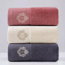 Axyaa Embroidered Cotton Towel Set for Home Households