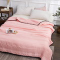 Axyaa Summer Cooling Blanket Full Size Bed Lightweight Throw Blanket Twin