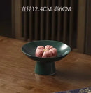 Axyaa Delicate Fruit & Dim Sum Plate for Snacks and Dried Fruits.