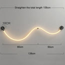 Axyaa Silicone Music Note Wall Lamp: Modern Minimalist Nordic Lighting for Bedroom
