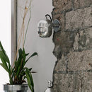 Axyaa Nordic Chrome Wall Light Warm 3000K Rotatable Sconce Lamp