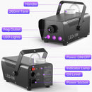Axyaa 500W RGB LED Smoke Machine with Remote Control for Stage DJ Disco Party