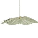Axyaa Petal Pendant Light: Colorful Floral Fabric Chandelier for Home Living Room