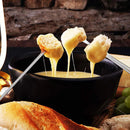 Axyaa Stainless Steel Cheese Hot Pot Fork Set - 6Pcs Flatware Dessert Dinnerware