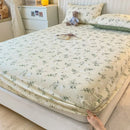 Axyaa Cotton Fitted Sheet | Breathable & Soft | Non-Slip | Customizable | 16 Sizes