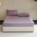 Axyaa Natural Silk Fitted Sheet - Smooth Mattress Cover - Non-Slip Bed Sheet