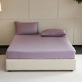 Axyaa Silk Fitted Sheet with Elastic Bands - Non-Slip, Smooth Mattress Cover
