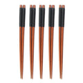 Axyaa Wooden Chopsticks Set 22cm, 2/5 Pairs