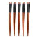 Axyaa Wooden Chopsticks Set 22cm, 2/5 Pairs