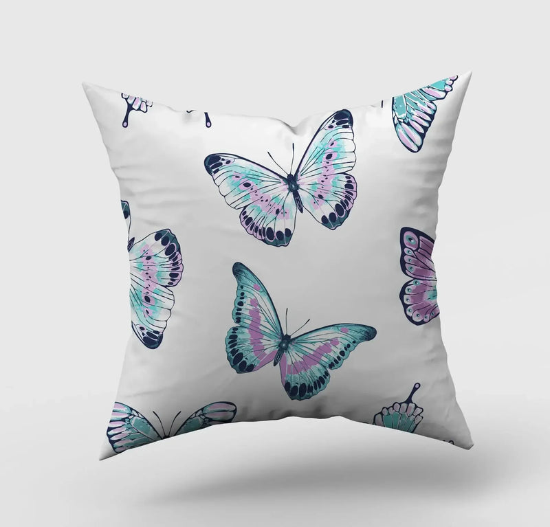 Axyaa Cartoon Butterfly Print Pillowcase 45*45cm