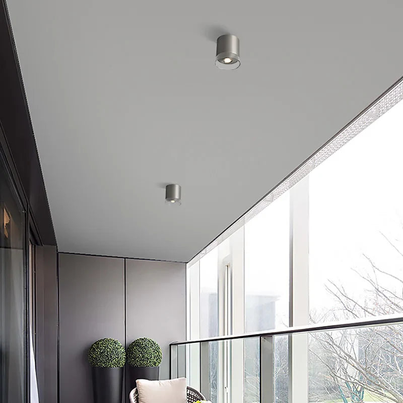 Axyaa 7W LED Surface Mounted Downlight - High CRI 97 - Nickel Color
