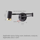 Axyaa Swinging LED Wall Lamp with Adjustable Telescopic Arm