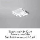 Axyaa Nordic Art LED Ceiling Lamp Modern Minimalist for Home Bedroom Study