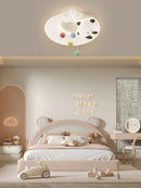 Axyaa Panda Bedroom LED Ceiling Lamp
