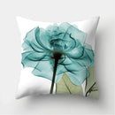 Axyaa Watercolor Flower Pattern Decorative Cushion Cover Sofa Pillowcase