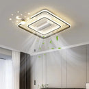 Axyaa Modern Remote Control Ceiling Fan Light Fixture for Living Room