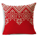 Axyaa Christmas Linen Pillowcase 45x45cm - Festive Home Decor & Gifts