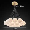 Axyaa Modern LED Pendant Chandeliers for Indoor Living and Dining Room Lighting