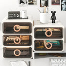 Axyaa Desktop Drawer Organizer Office A4 File Cosmetics Storage Cabinet Rack