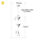 Axyaa Cone Pendant Light 17W: Industrial Hanging Lamp for Home Decor