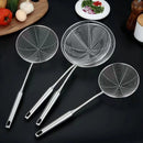 Axyaa Stainless Steel Mesh Colander Skimmer for Kitchen Strainer and Cooking