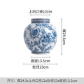 Axyaa Blue White Porcelain Ceramic Vases High-Temperature Fired Ornaments
