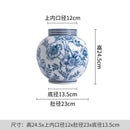 Axyaa Blue White Porcelain Ceramic Vases High-Temperature Fired Ornaments
