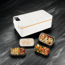 Axyaa USB Heated Insulated Lunch Box - Portable Rechargeable Rice Cooker