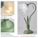 Axyaa Nordic Flower Girl Table Lamp with Acrylic Shade for Bedroom and Living Room