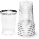 Axyaa Vintage Wedding Party Plastic Plates & Cutlery Set - 80 Guests