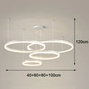 Axyaa Modern LED Pendant Light for Living and Dining Room Chandeliers