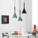 Axyaa Nordic Resin Pendant Light - Modern Minimalist Design E27 Bulb for Bedroom, Dining Room, Bar