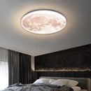 Axyaa Moon Ceiling Light: Nordic Modern Bedroom LED Lamp for Home Decor