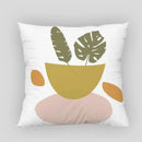 Nordic Fruit Leaf Pillowcase by Axyaa: Modern Abstract Art for Home Living