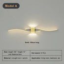 Axyaa LED Wall Light: Modern Long Strip for Bedroom and Living Room