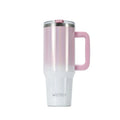 Axyaa 40oz Tumbler with Handle & Straw - Double Wall Vacuum Insulated Stainless Steel Cup