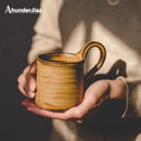 Axya Ceramic Coffee Cup Set, Glaze Crafts, Vintage Style Coffeeware & Photography Props