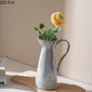 Axyaa Handheld Ceremic Vase Painted Plant Pot Room Aesthetic Decor