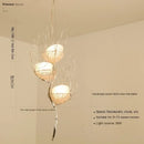 Axyaa Aluminum Wire Bird Nest Pendant Lights for Stylish Living Room Ambience