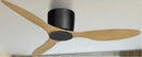 Axyaa Large Retro Ceiling Fan for Living Room - Simple Design Electric Ceiling Lamp