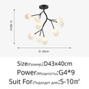 Luxurious Firefly LED Chandelier by Axyaa - Modern Nordic Home Lighting