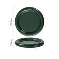 Axyaa Solid Color Donuts Ceramic Steak Plate, Dessert, Salad, Sushi Restaurant Display Tableware