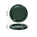 Axyaa Solid Color Donuts Ceramic Steak Plate, Dessert, Salad, Sushi Restaurant Display Tableware