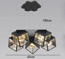 Axyaa Modern Chandelier Pendant Light for Dining Room Ceiling - Indoor Lighting