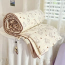 Axyaa Washed Cotton All Season Comforter for Single Double Bed