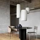 Axyaa Modern Silk Pendant Chandelier | Minimalist LED Indoor Lighting