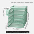 Axyaa Multi-Layer File Rack & Desk Organizer for Office, Bookshelf & Document Storage