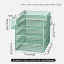 Axyaa Multi-Layer File Rack & Desk Organizer for Office, Bookshelf & Document Storage