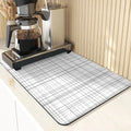 Axyaa Lattice Pattern Diatomaceous Earth Table Mat Set